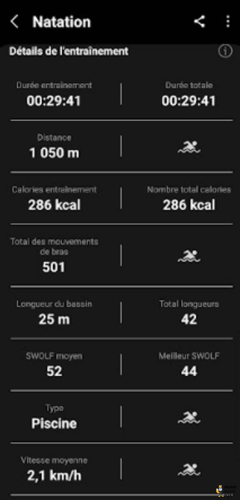 natation samsung galaxy watch 4